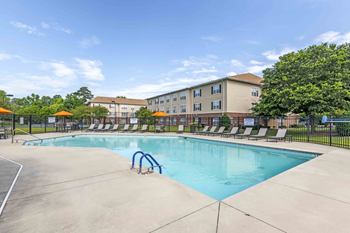 Swimming pool with sundeck